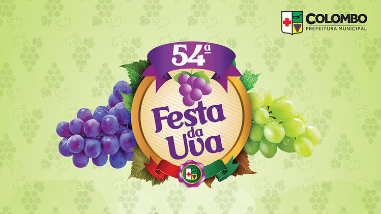 logotipo da festa da uva
