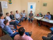 Fotos da reunião em Tijucas do Sul