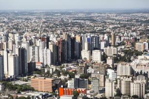 Vista aérea de Curitiba