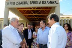 O governador Beto Richa inaugurou no dia 18 de fevereiro as novas instalações do Colégio Estadual Tarsila do Amaral, em São José dos Pinhais. 
