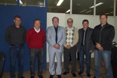 Carlos Alberto Walter, Rui Hara, Milton José Paizani, Gil Polidoro, Geraldo Veiga, e Elcio Colaço