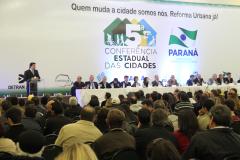 Mais de 2.500 pessoas participam nos dias 14 e 15 de agosto, em Foz do Iguaçu, da 5ª Conferência Estadual das Cidades,