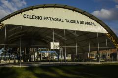 Escola Estadual Tarsila do Amaral, em São José dos Pinhais, na RMC.