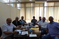 Reunião na Comec entre o prefeito de Araucaria, Hissan Hussein, o presidente da Comec, Omar Akel e diretorias.