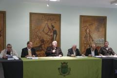 A terceira reunião anual do Pró-Metrópole foi realizada na sede da Prefeitura de Curitiba.