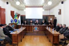 Reunião realizada na Câmara Municipal da Lapa.