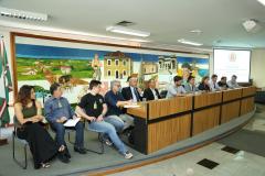 A audiência foi realizada no auditório da Camara Municipal de Curitiba.